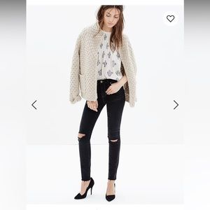 Madewell High Riser Skinny Jeans in Black Sea / 27